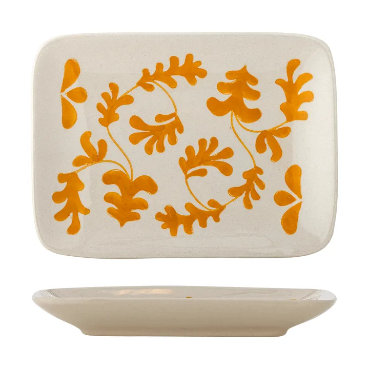 Fauni asjett - Gul, 15x11,5 cm - Bloomingville