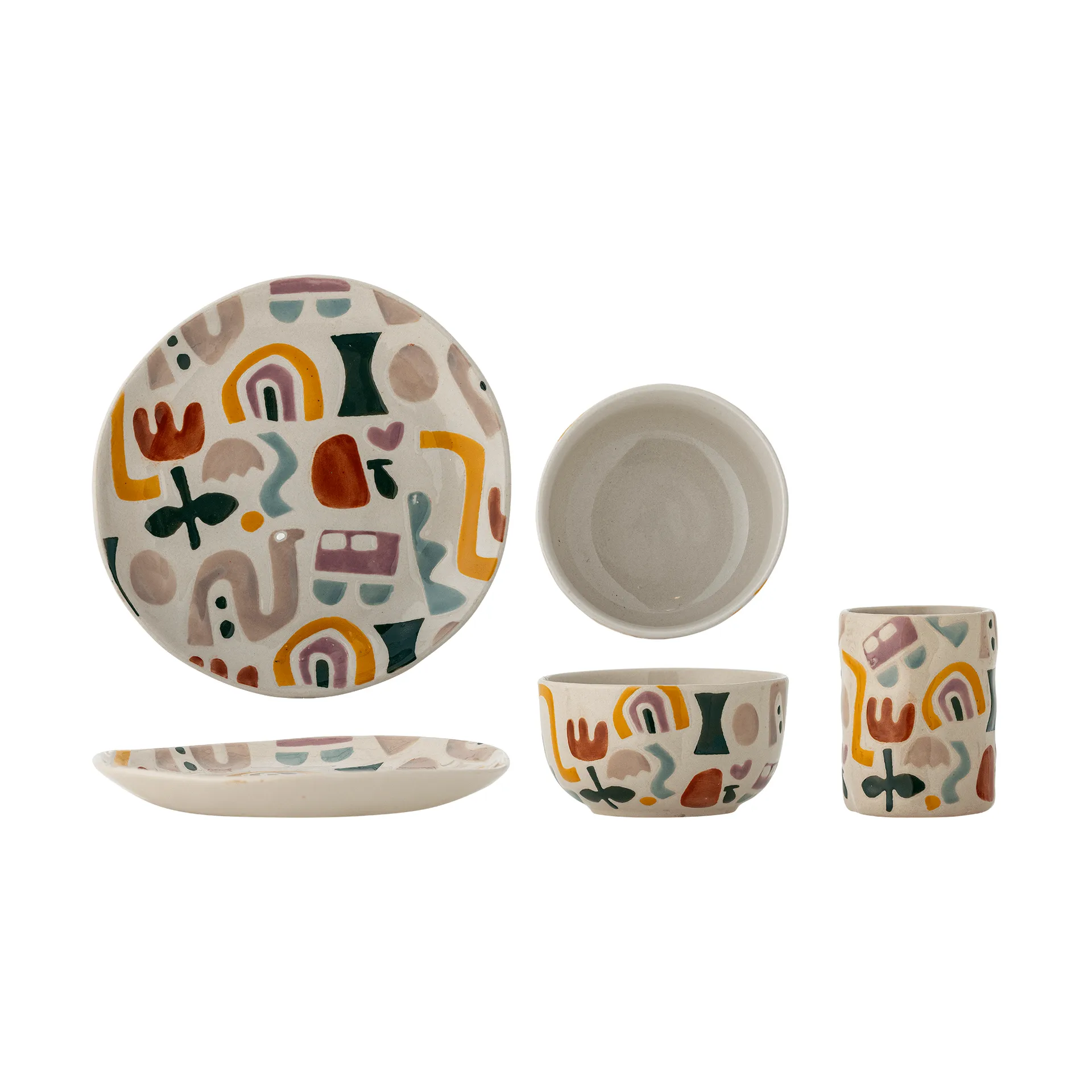 Filur serveringssett, Multi, 3 deler Bloomingville
