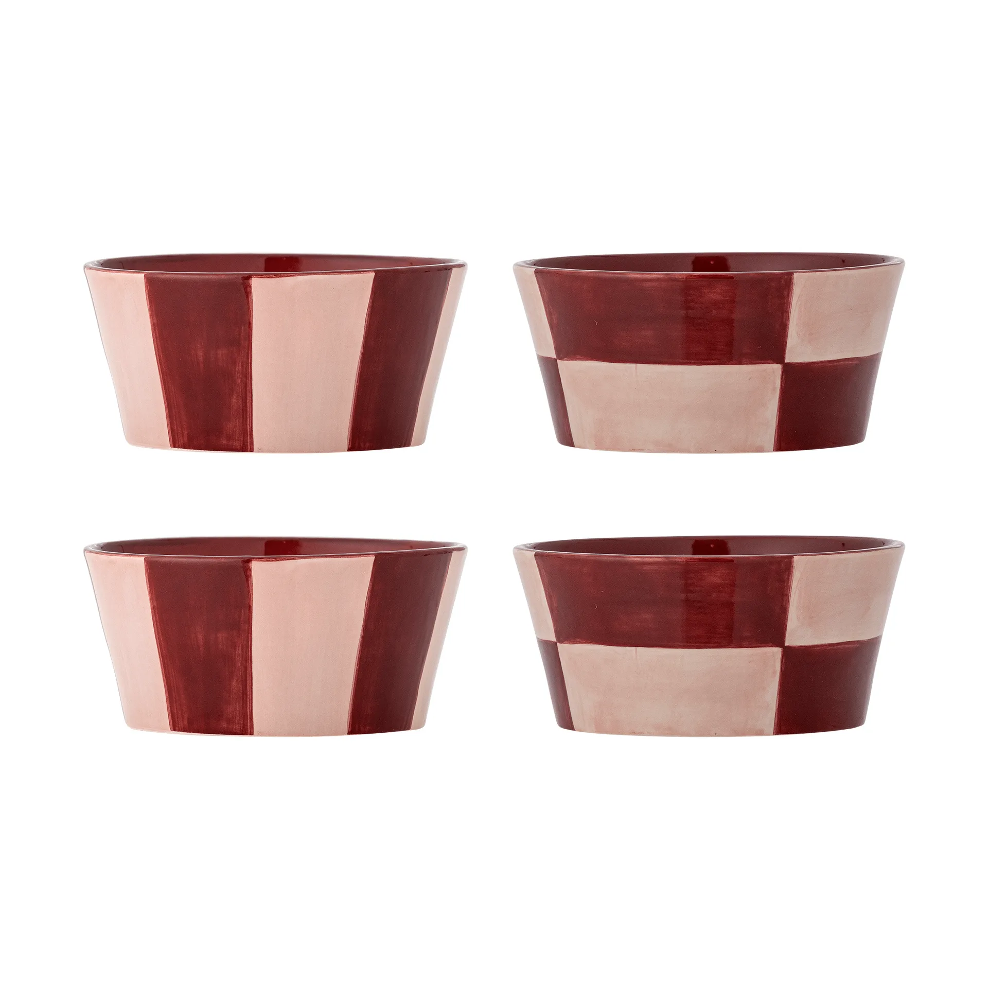 Bloomingville Floki bol Rose, 4 deler