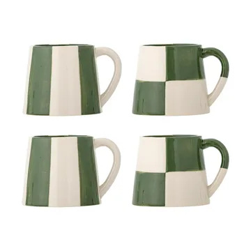 Floki krus - Green, 4 deler - Bloomingville