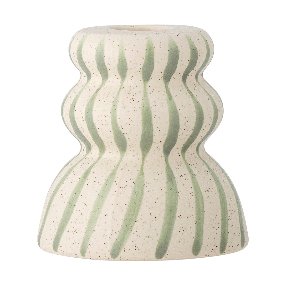 Bloomingville Gabin lysestake 8 cm Grønn