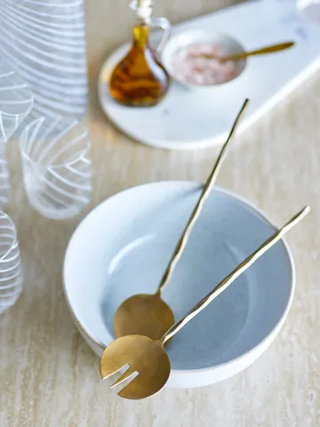 Gaith salatbestikk 2-deler - Messing - Bloomingville
