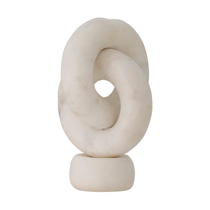 Goa lysestake 20 cm, White marble Bloomingville