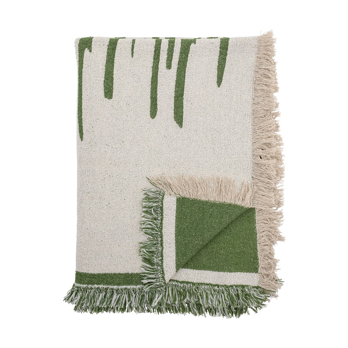Bloomingville Haxby pledd 130x160 cm Green
