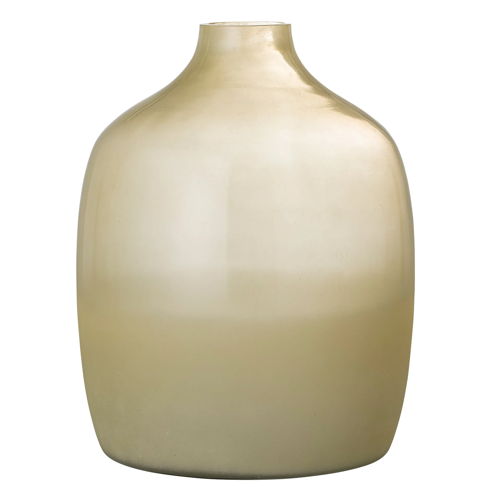 Idima glassvase 30 cm, Gul Bloomingville