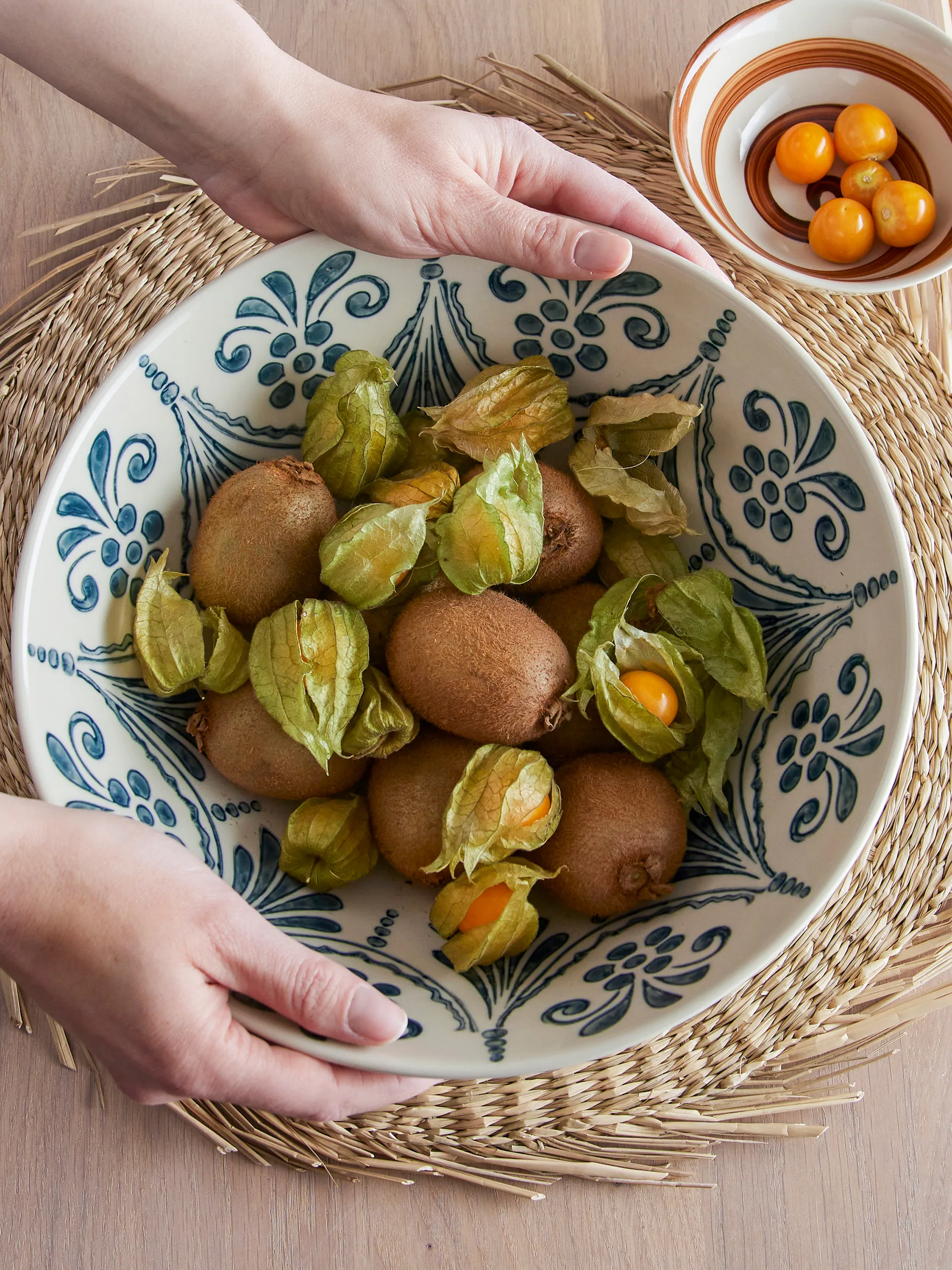 Ilsa bordbrikke Ø38 cm, Natur Bloomingville