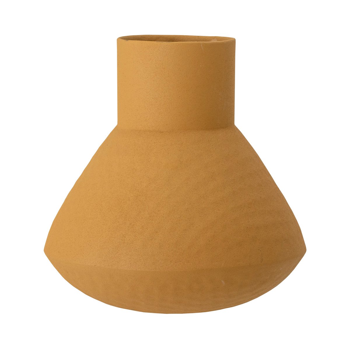 Bloomingville Isira vase metall 20,5 cm Gul