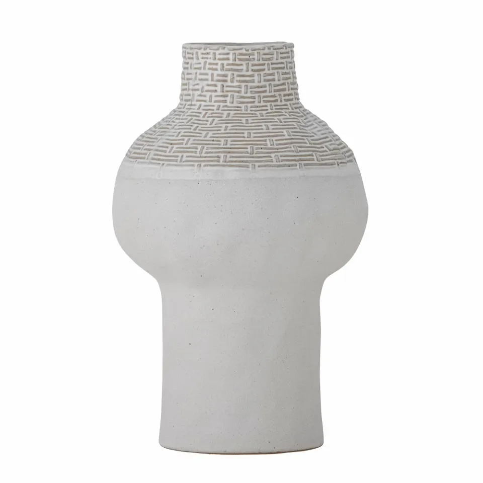 Bloomingville Iyore Vase Ø14,5 cm Hvit