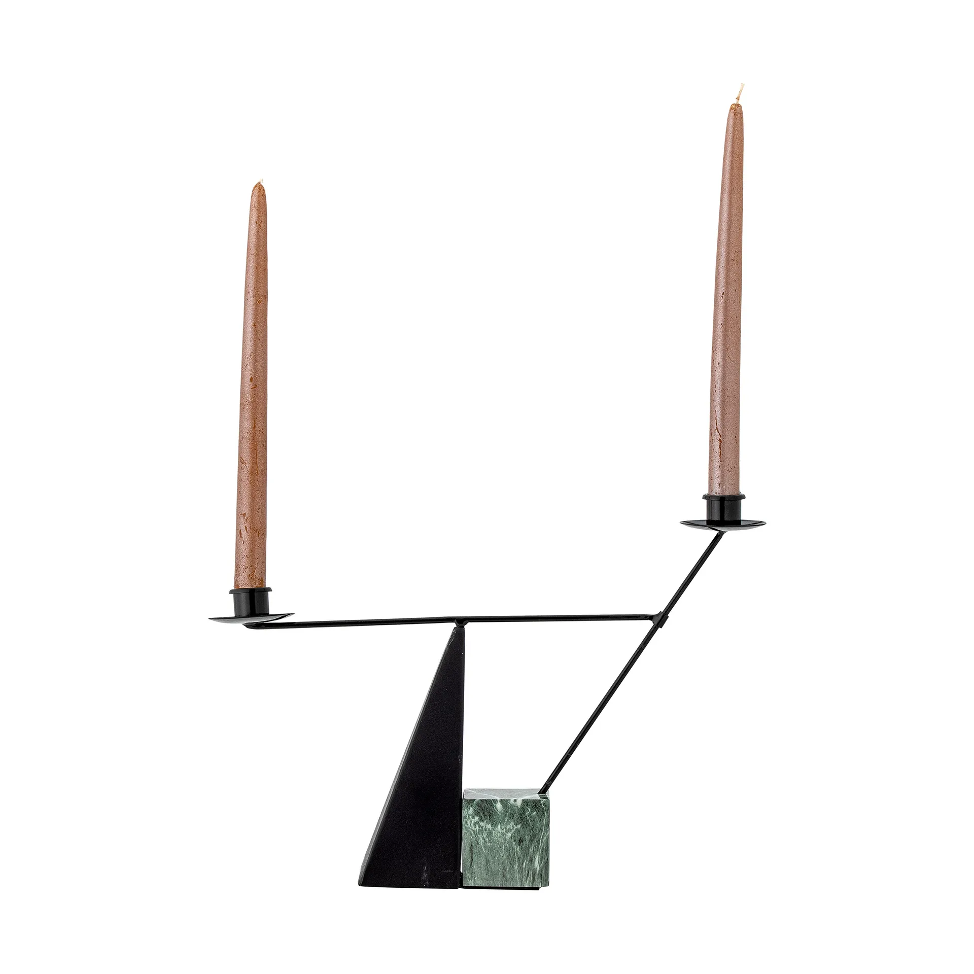 Jayda lysestake 26x40 cm, Green-iron Bloomingville