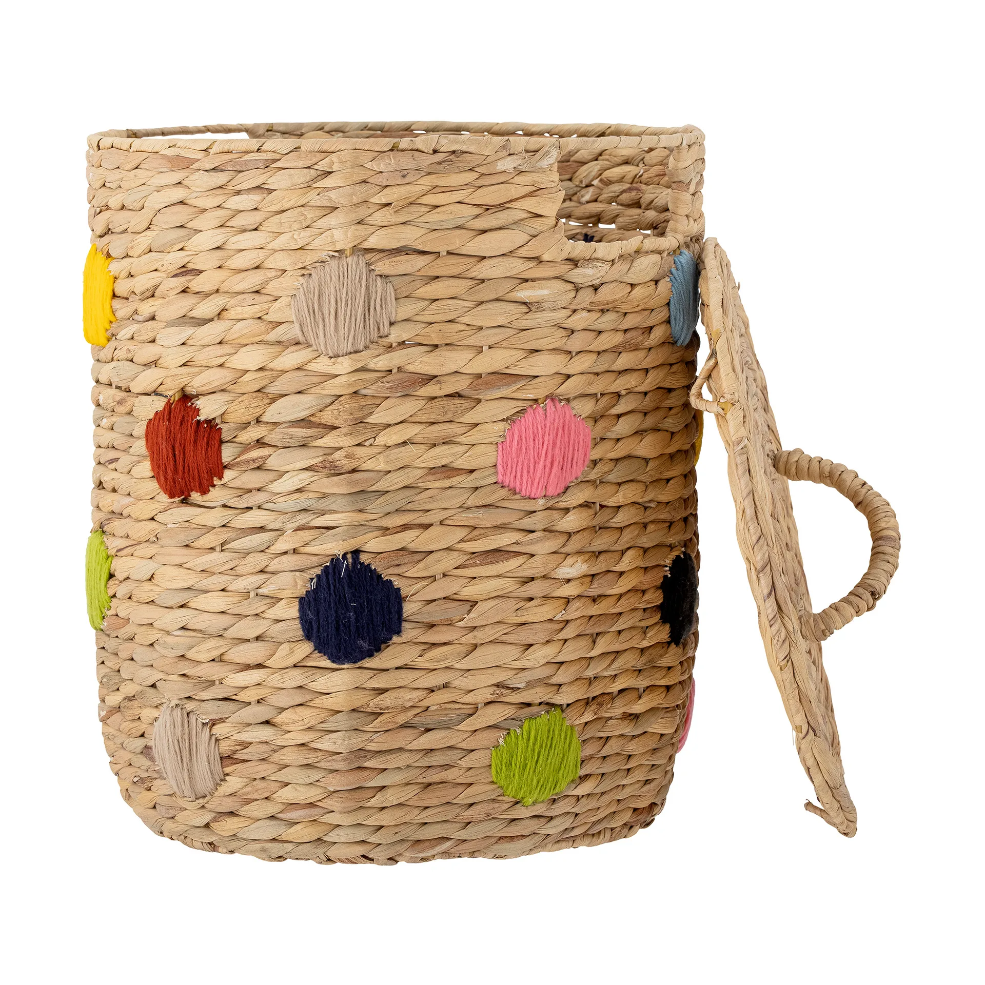 Jooha oppbevaringskurv med lokk, Natur-multi Bloomingville