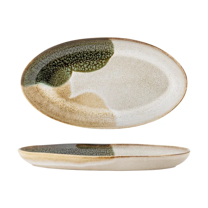 Jules serveringsfat - Green, 33,5x18,5 cm - Bloomingville