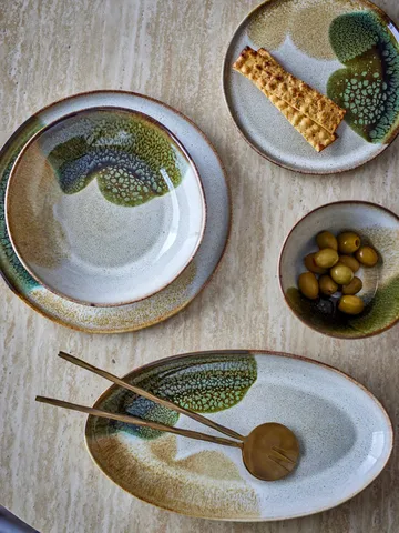 Jules serveringsfat - Green, 33,5x18,5 cm - Bloomingville