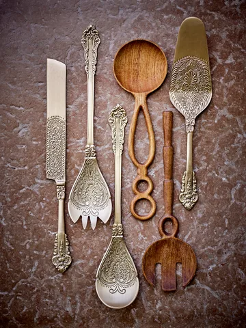 Kalima kakebestikk 2 deler - Messing - Bloomingville