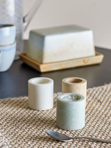 Kokui burk 3 deler - Marmor - Bloomingville
