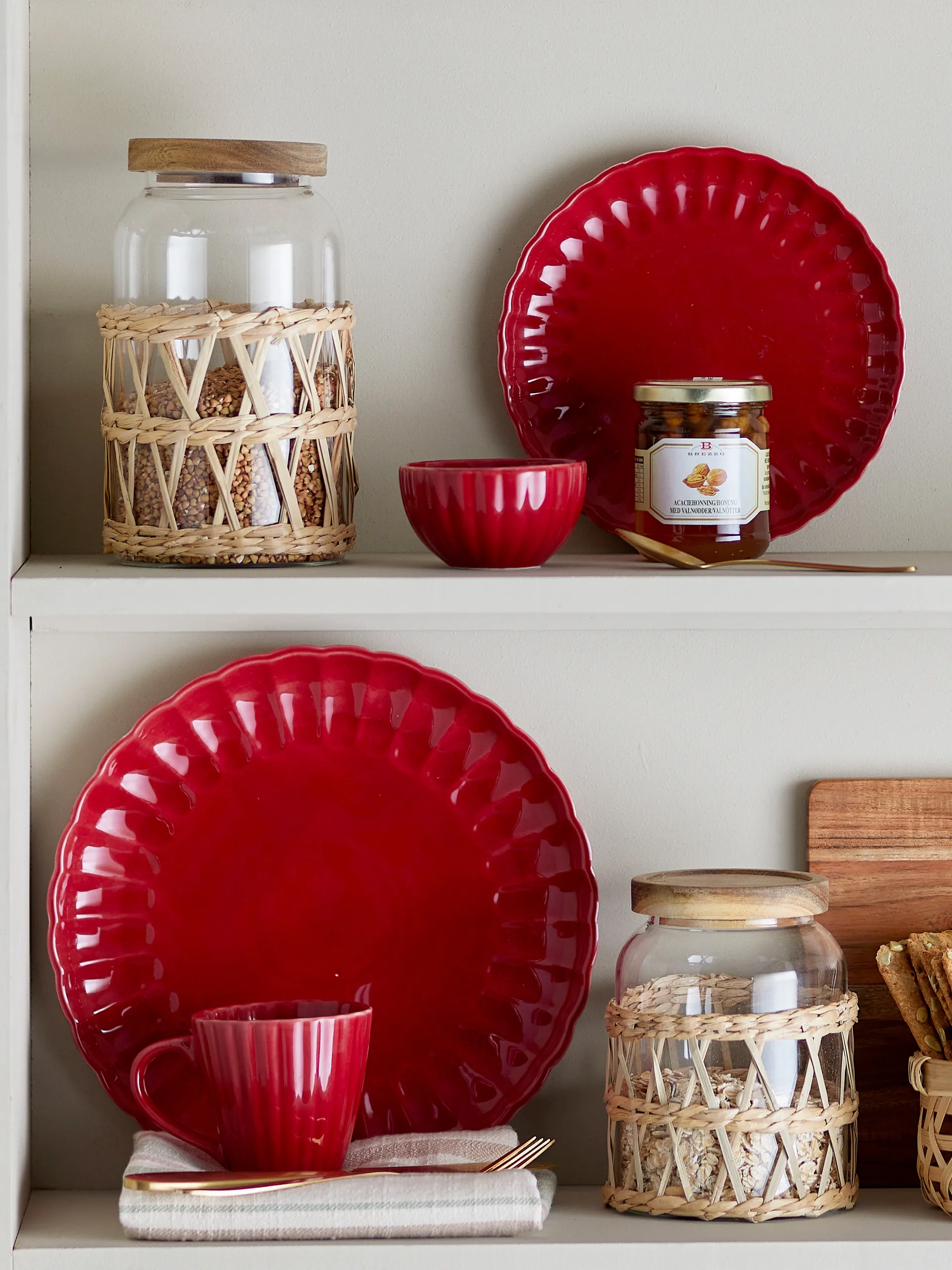 Latina bolle Ø9 cm, Red Bloomingville