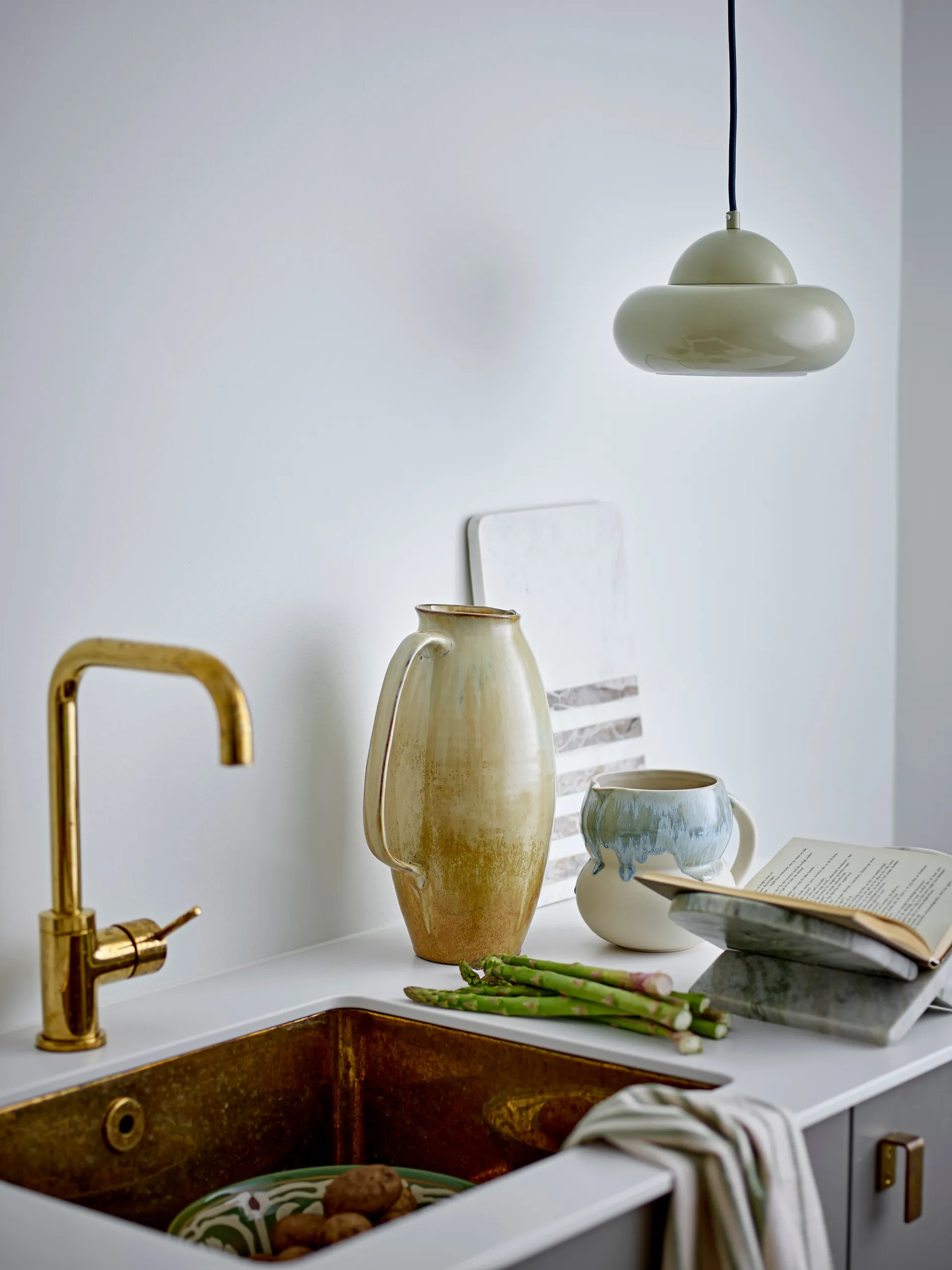 Luna melkekanne 1,5 L, Blå Bloomingville