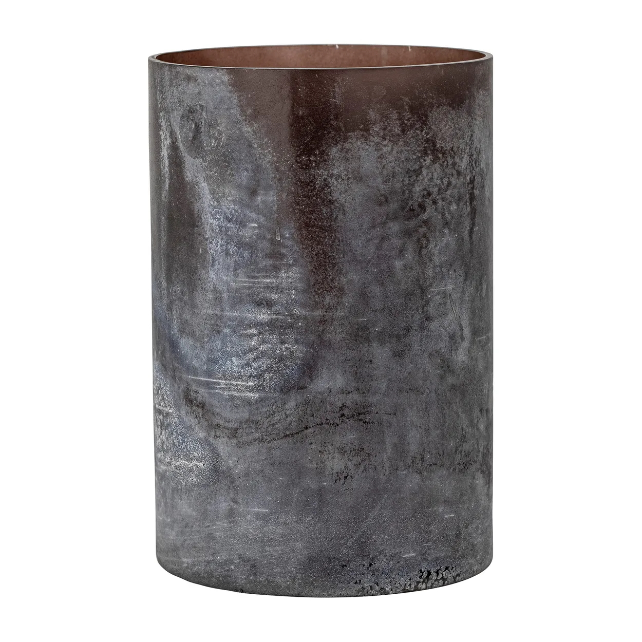 Bloomingville Macha telysholder/vase Ø 15 cm Lilla-brun