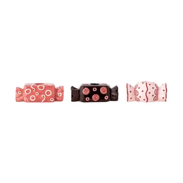 Maiano lysestake - Rose, 3 deler, 12 cm - Bloomingville