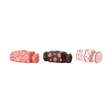 Maiano lysestake - Rose, 3 deler, 12 cm - Bloomingville