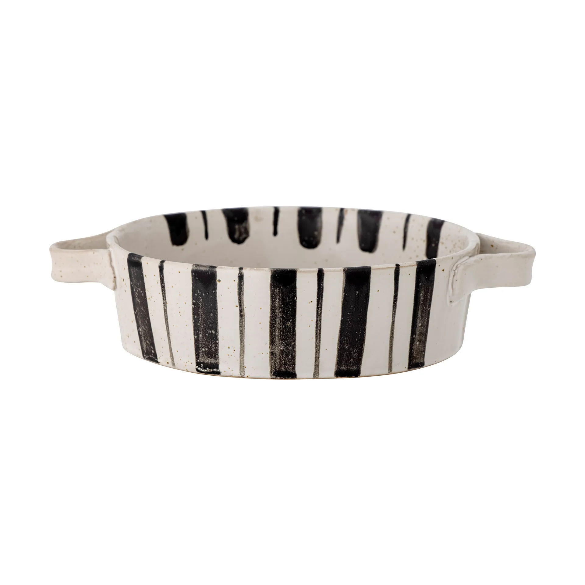 Marita ildfast form Ø 21 cm, Sort-hvit Bloomingville