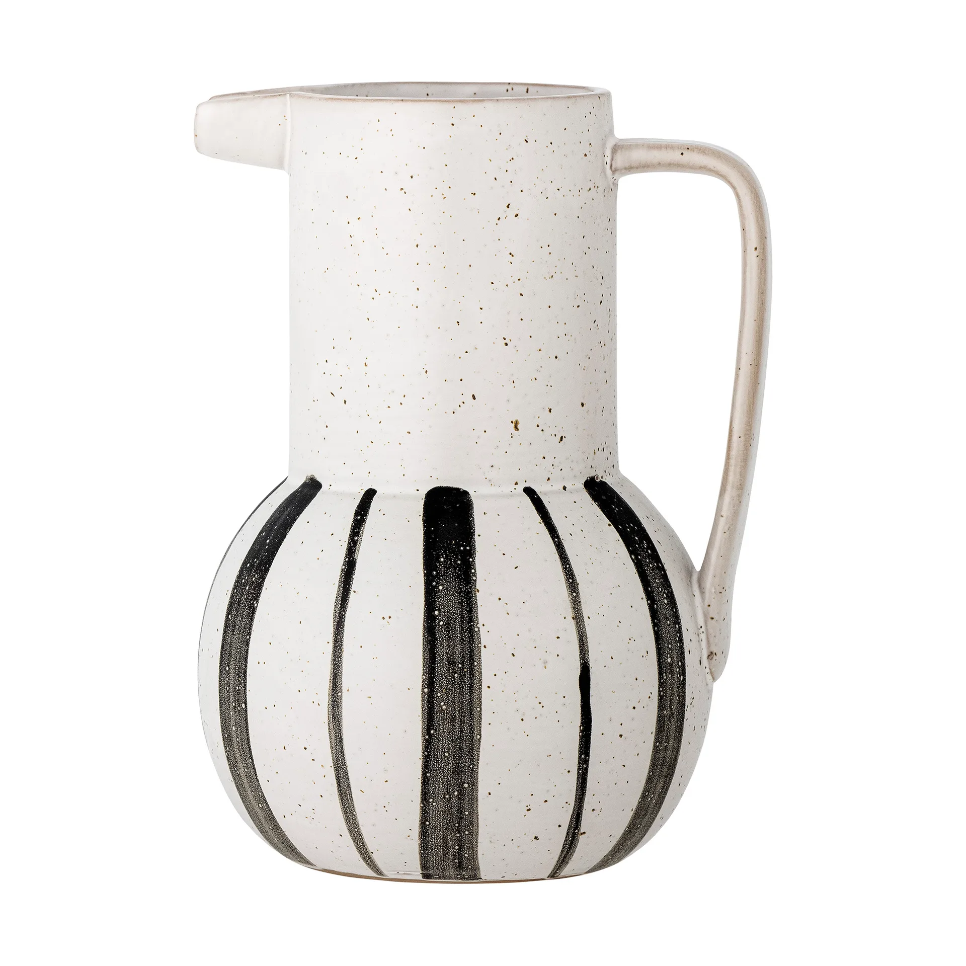 Marita kanne 1,35 l, Sort-hvit Bloomingville