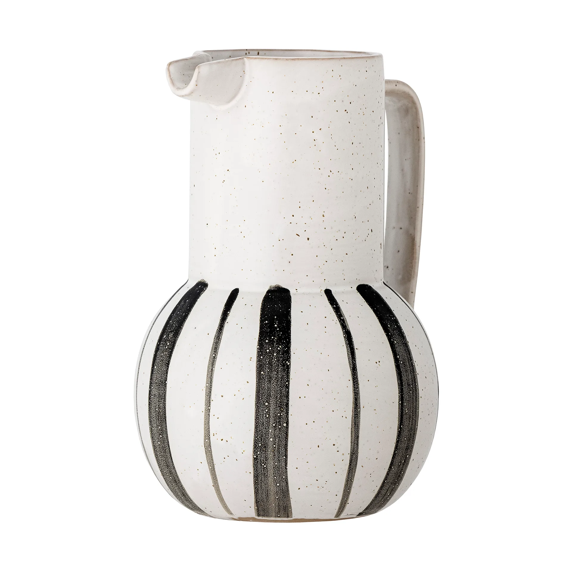 Marita kanne 1,35 l, Sort-hvit Bloomingville