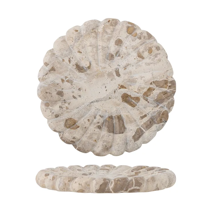 Marlie brett marmor Ø22,5 cm - Natur - Bloomingville