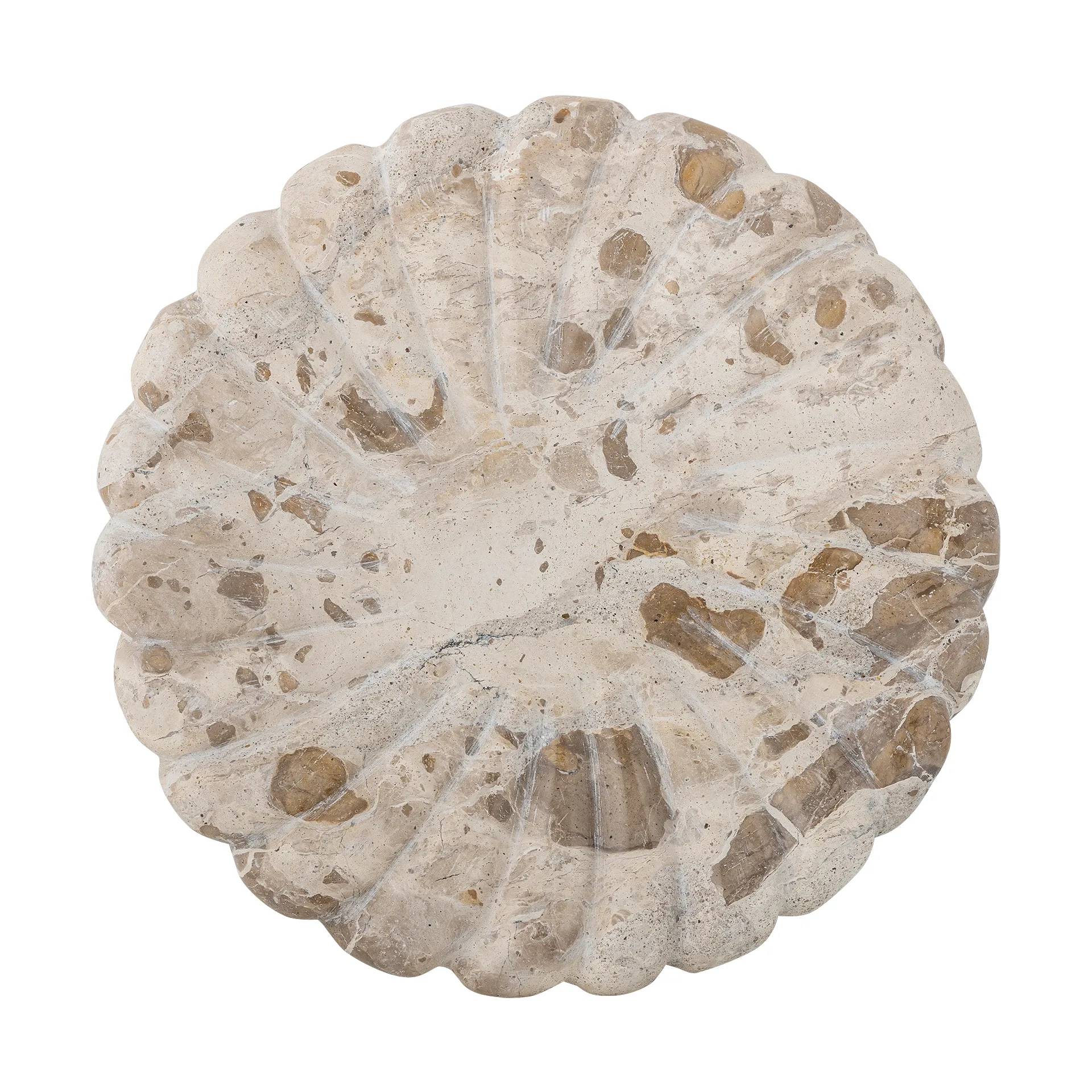 Marlie brett marmor Ø22,5 cm, Natur Bloomingville