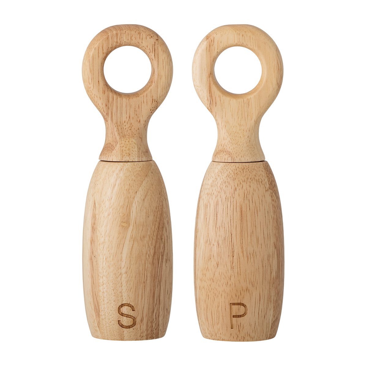 Bloomingville Martin salt- og pepperkvern 21 cm Gummitre