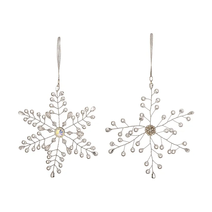 Miku juleheng - Clear, 2 deler, 17 cm - Bloomingville