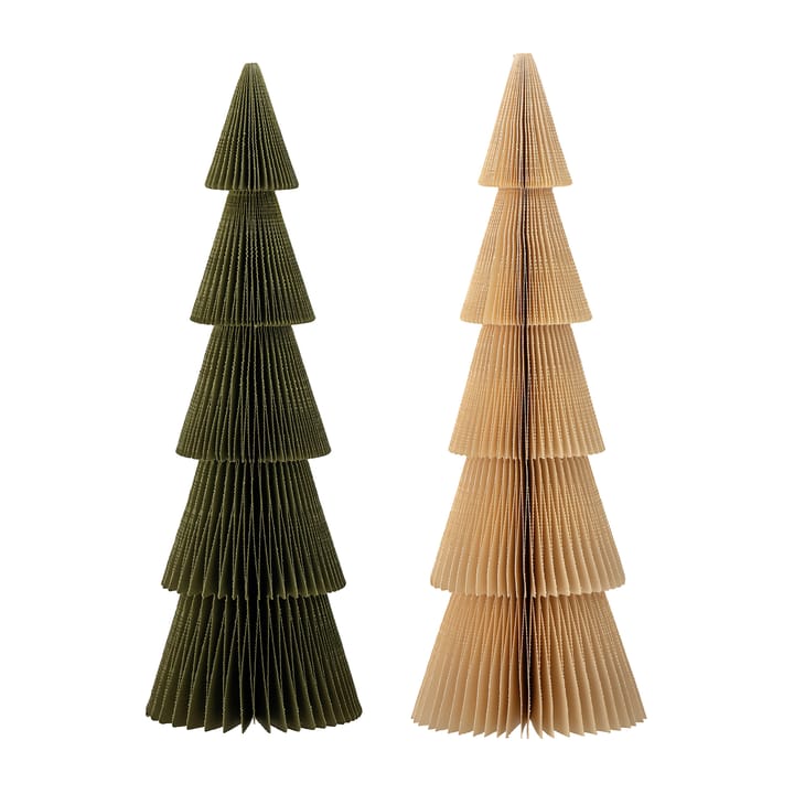 Milan dekorasjon juletre 2-pakning 30,5 cm, Green Bloomingville