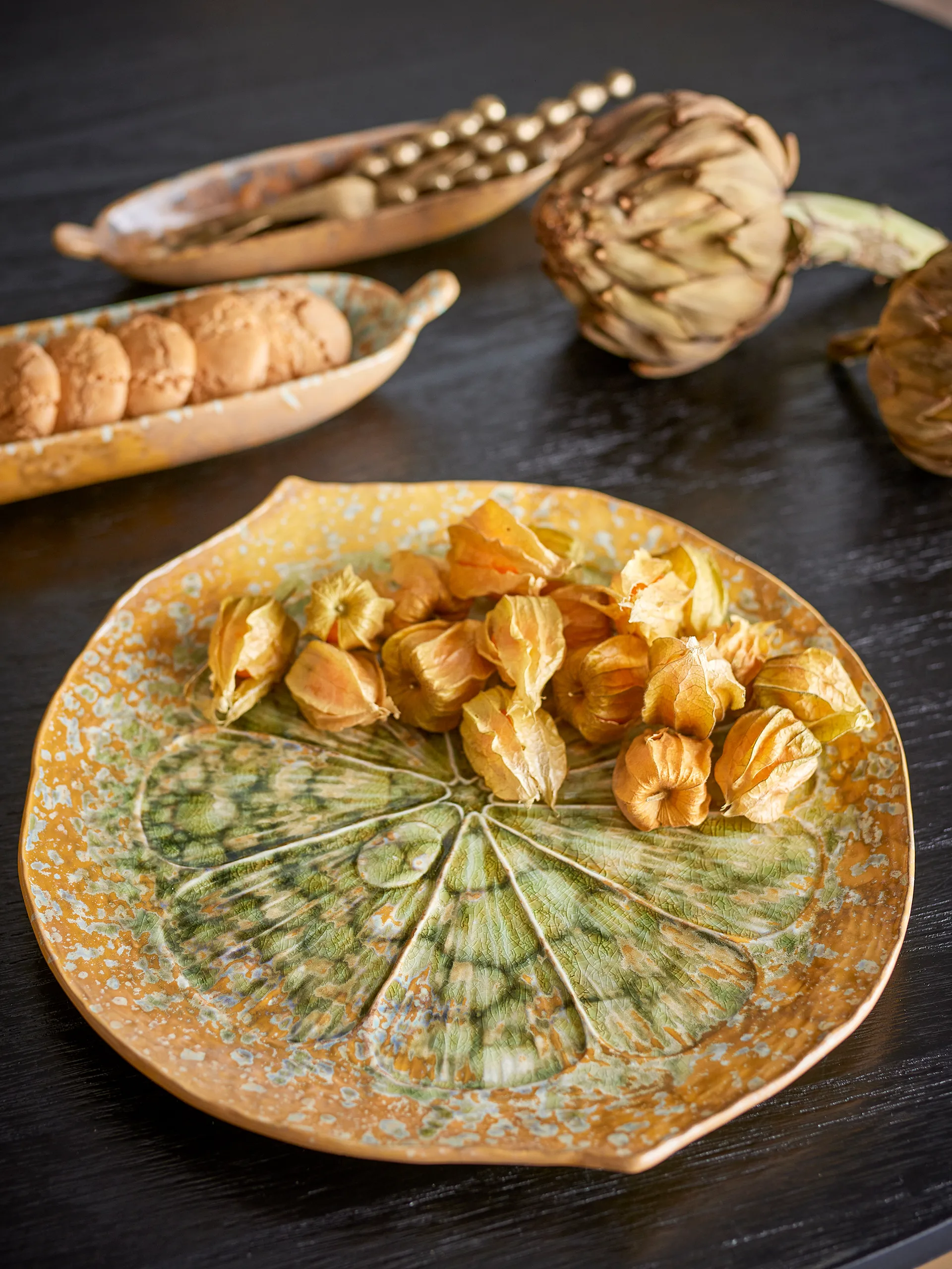 Milani serveringsfat Ø30 cm, Grønn Bloomingville