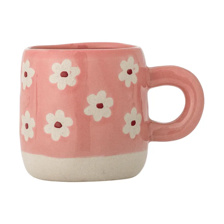 Millie kopp 11 cl - Rosa, blomster - Bloomingville