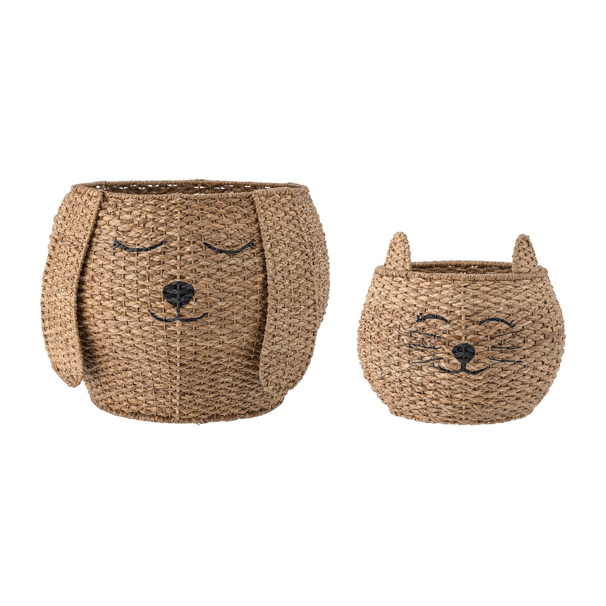 Bloomingville - Milus oppbevaring 2pcs. Bankuan Grass Nature