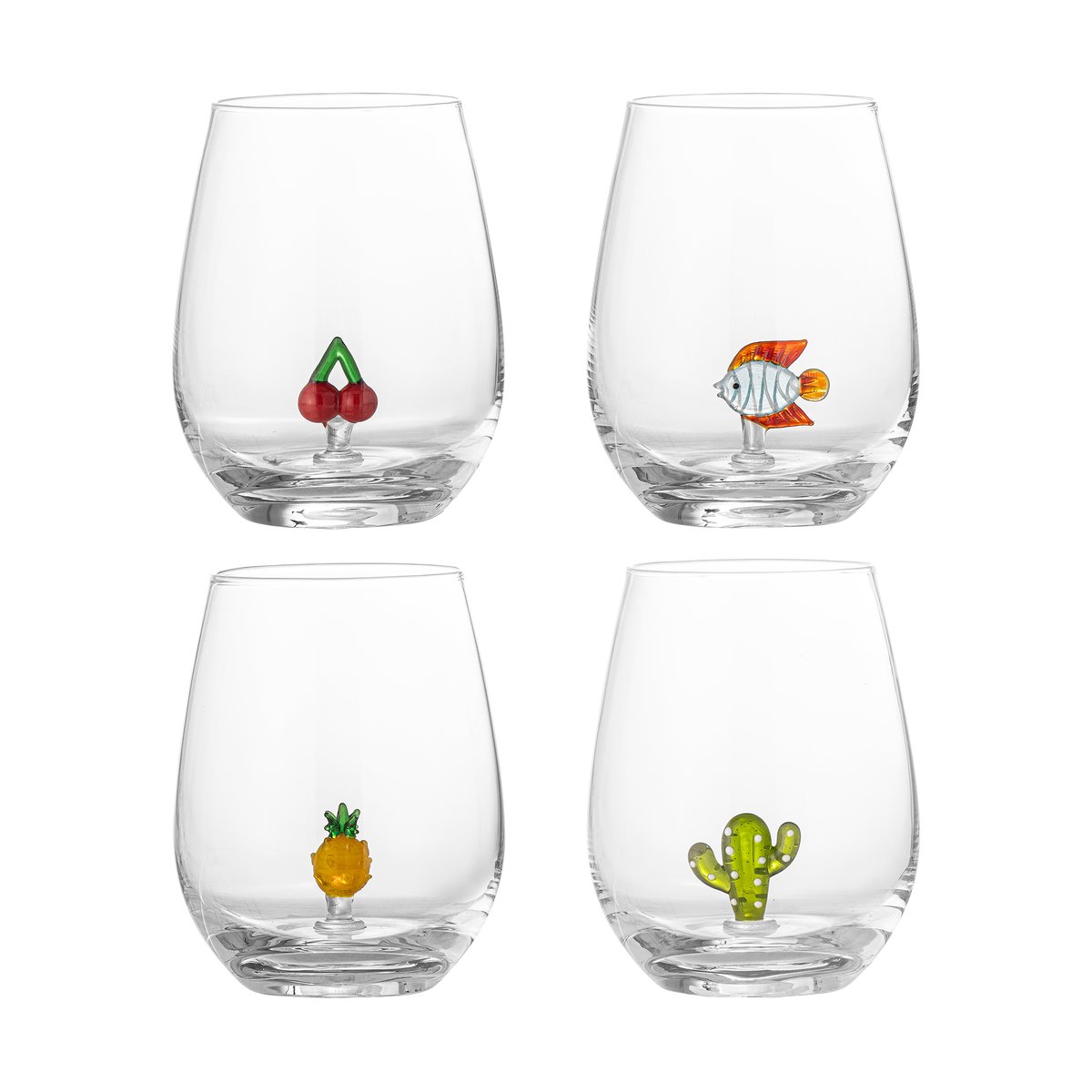 Bloomingville Misa drikkeglass 56 cl 4 deler Clear