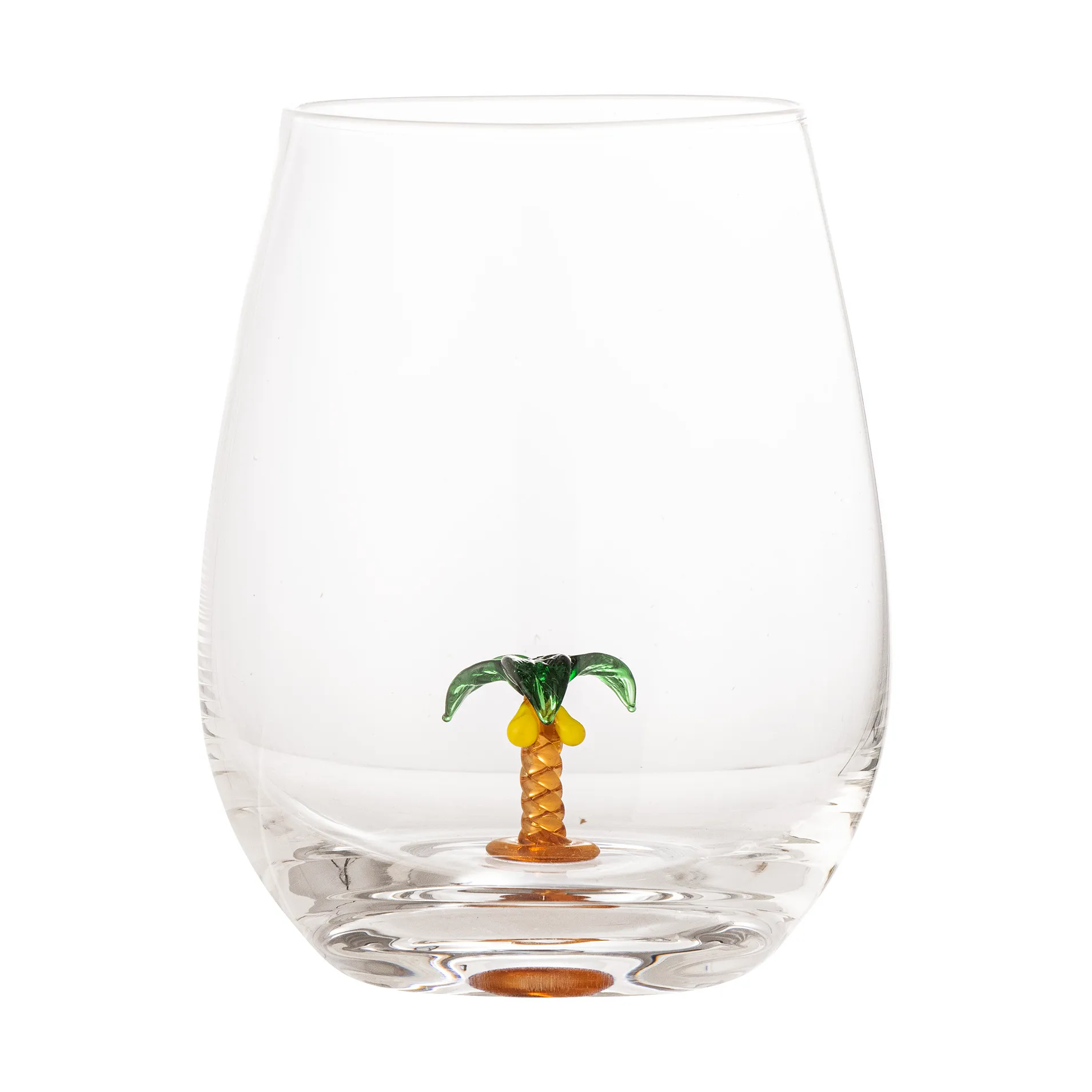 Misa drikkeglass 56 cl, Clear-palm tree Bloomingville