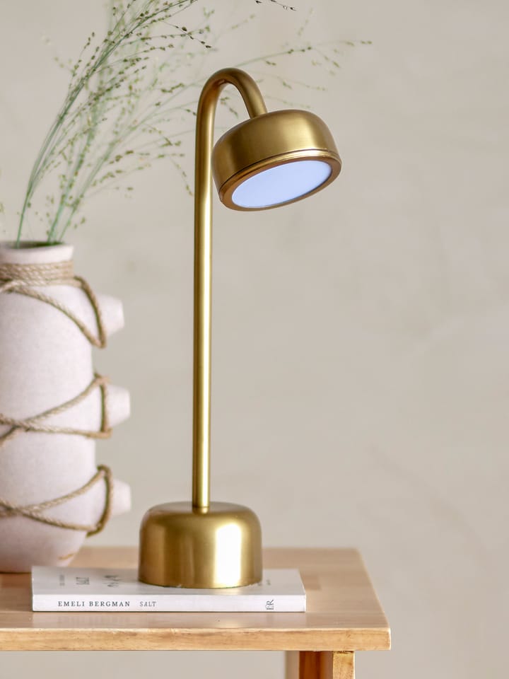 Niko bærbar bordlampe 35 cm, Brass Bloomingville