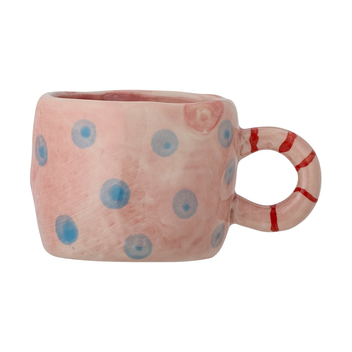 Bloomingville MINI - Nini krus 10 cl rosa/blå/rød