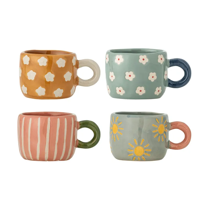 Nini kopp - Multi, 4 deler - Bloomingville