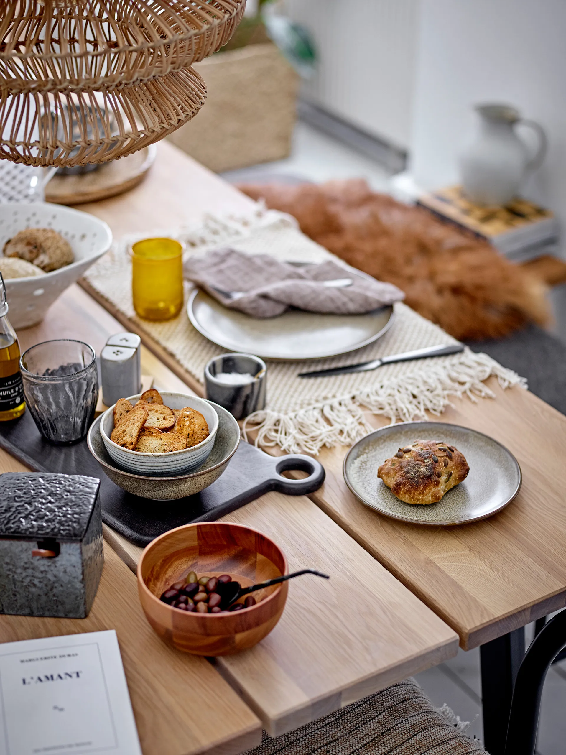 Nohr skål brun, Ø 17 cm Bloomingville