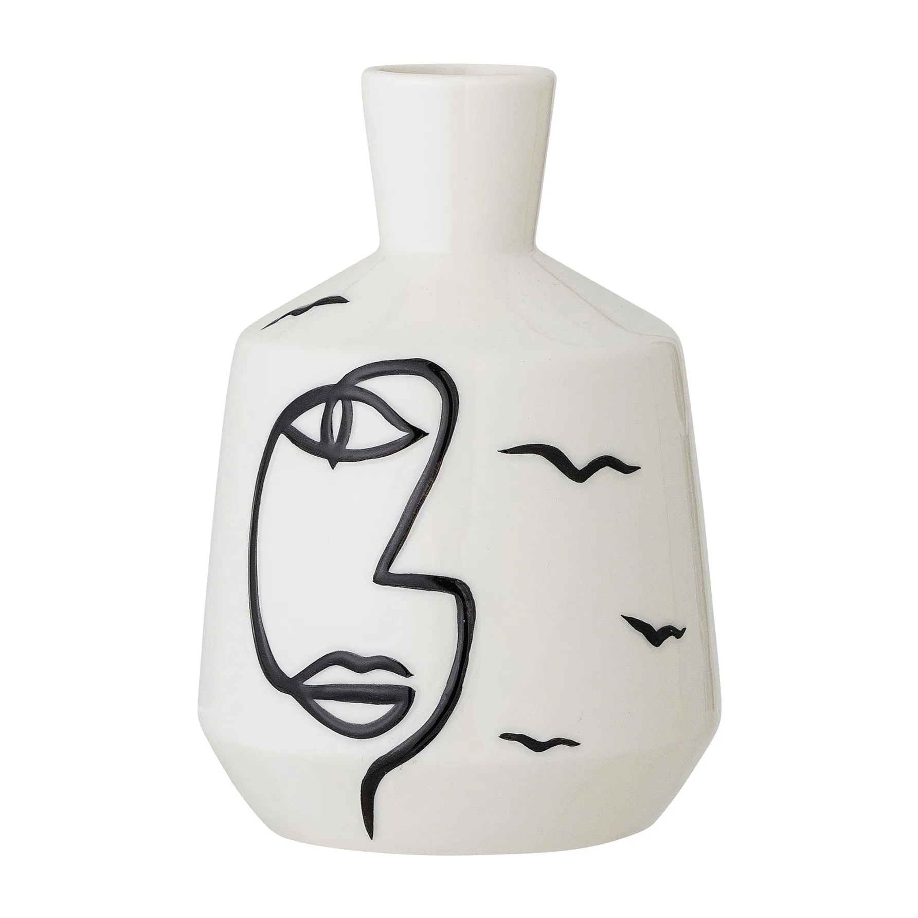 Norma vase 15,5 cm, Hvit Bloomingville