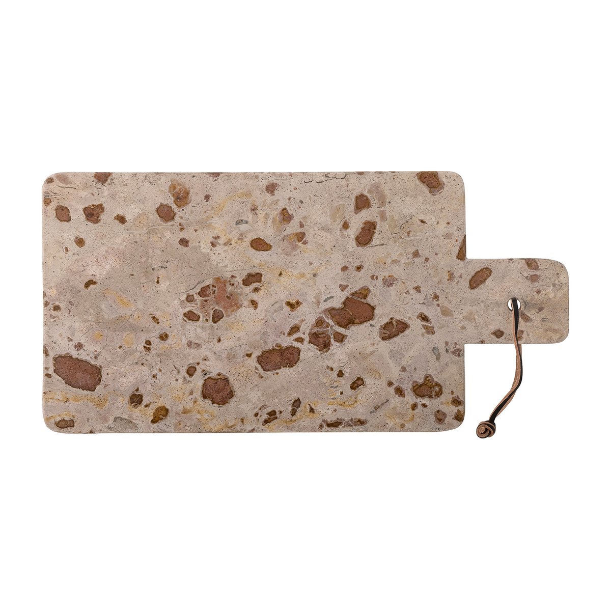 Bloomingville Nukaka skjærefjøl 20 x 40 cm Brun marmor