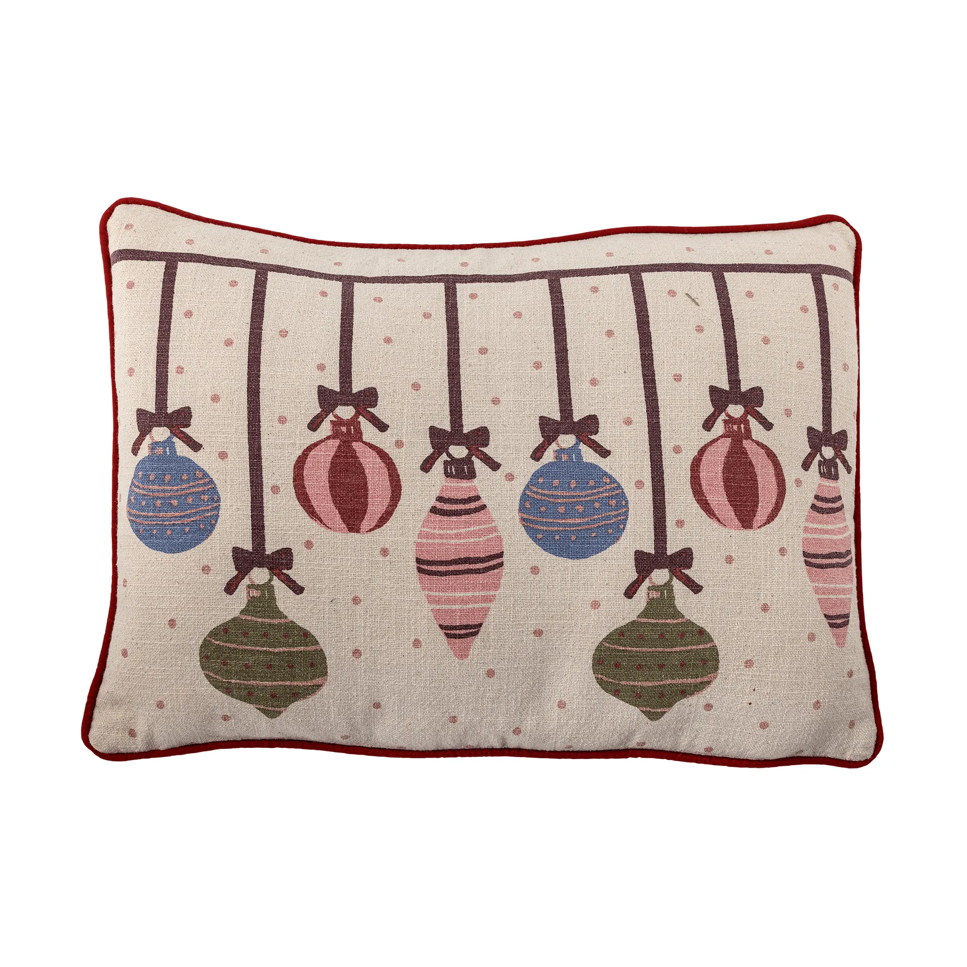 Bloomingville Ornamentia pute Rød, 50x35 cm