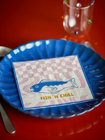 Remy papirlommetørkle 20-pakning - Blå - Bloomingville