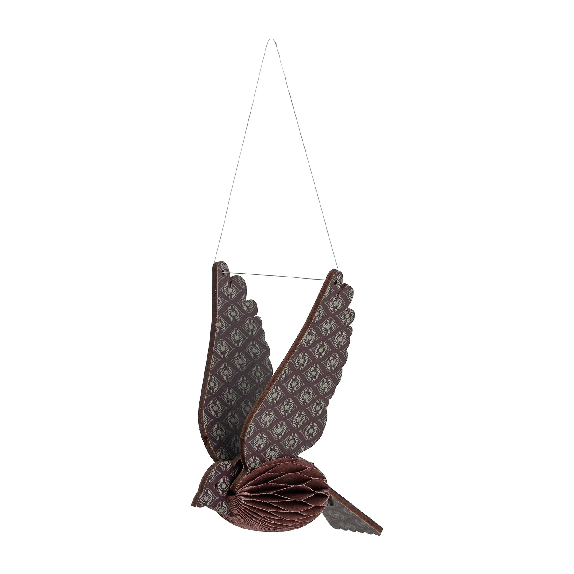 Sagalin Bird Ornament julepynt, Brown Bloomingville