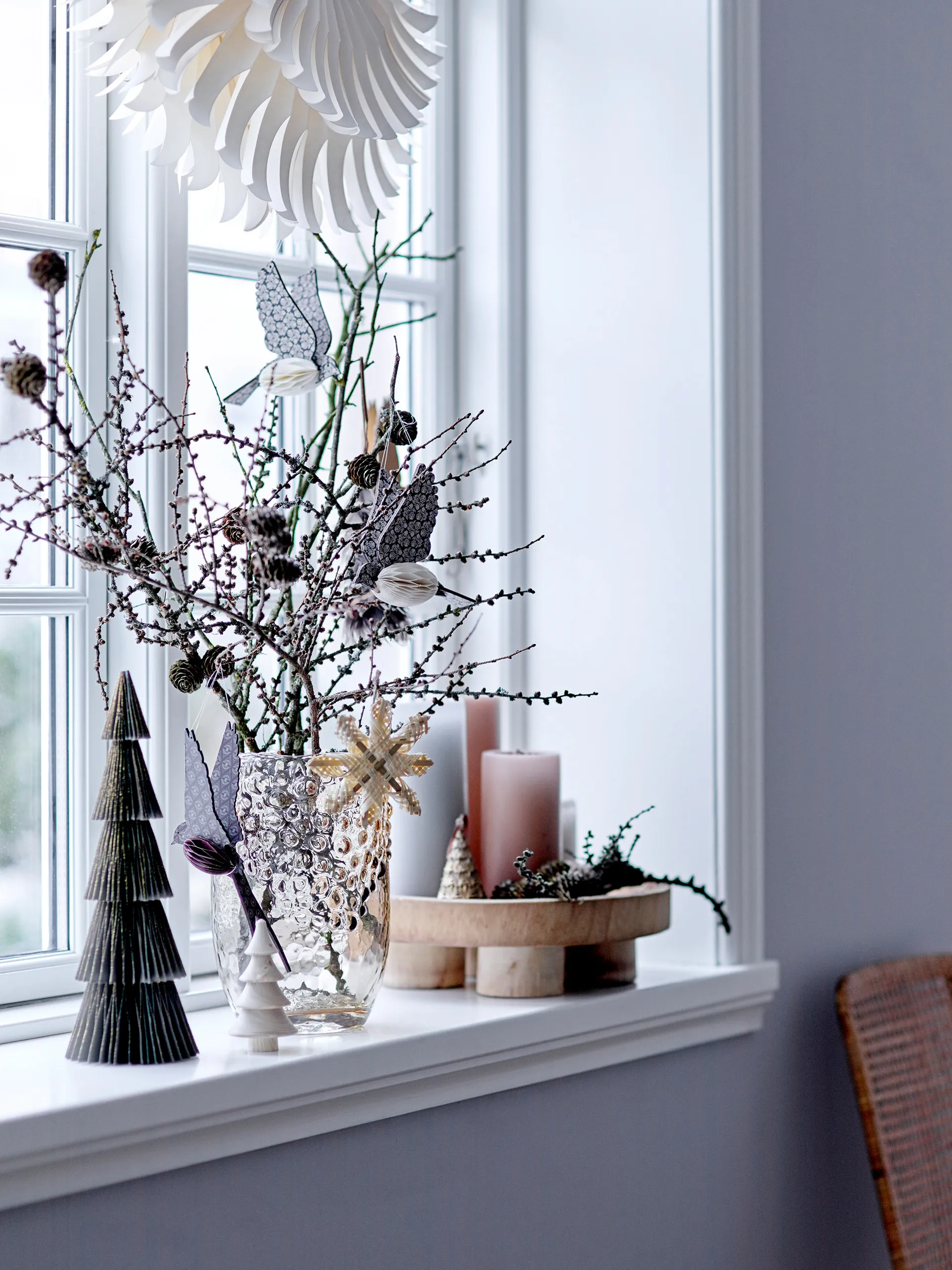 Sagalin Bird Ornament julepynt, Brown Bloomingville