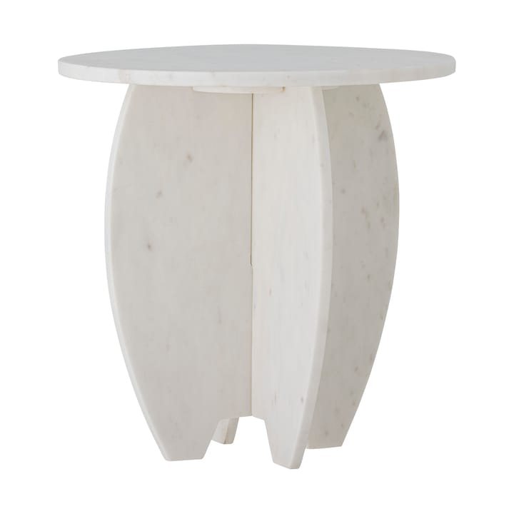 Sendai pidestall Ø30,5x31 cm - White marble - Bloomingville