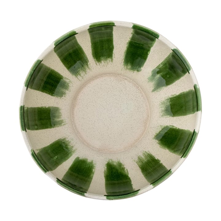 Shakti serveringsskål Ø 26 cm, Grønn-hvit Bloomingville