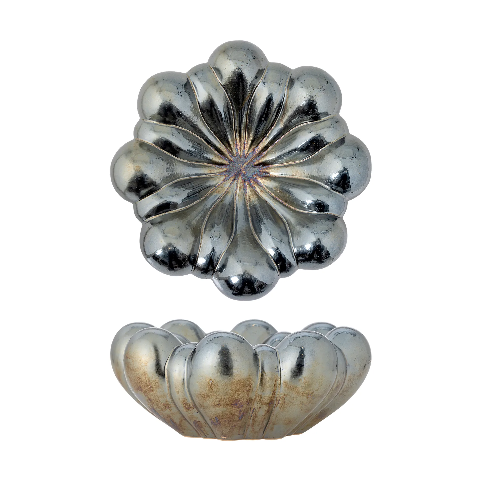 Sheeran skål Ø31 cm, Sølv Bloomingville