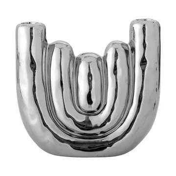 Shine lysestake - Silver, 18,5x17,5 cm - Bloomingville